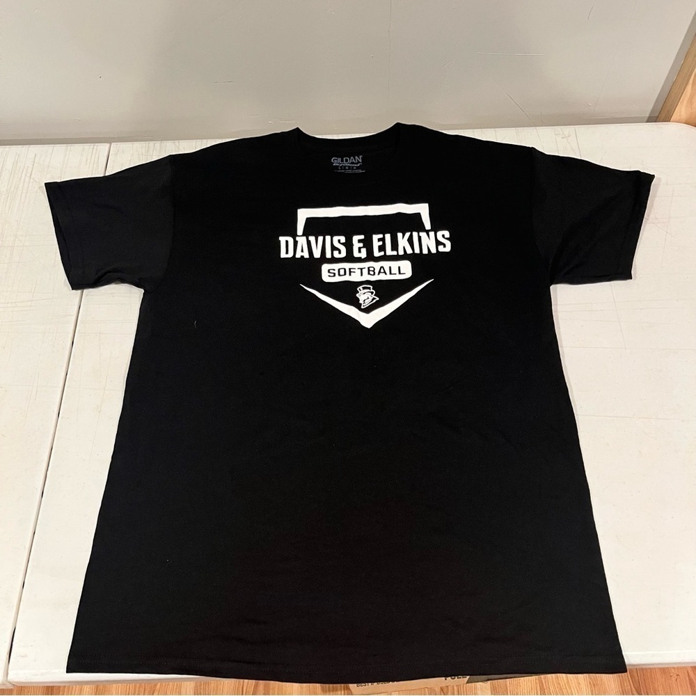 Gildan Dry Blend "Davis & Elkins Softball" Black Adult LARGE, SMALL, XXL & XL